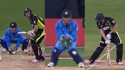'He's a genius!': Bizarre MS Dhoni stumping leaves Australia wicketkeeper in disbelief - Luck or skill?
